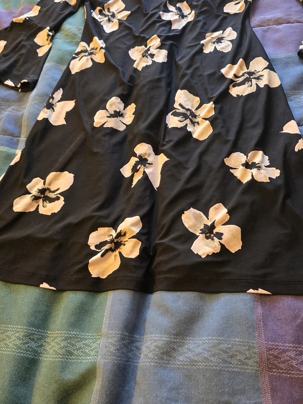 Tommy Hilfiger Floral Bell Sleeve A-Line Dress Size 4 NWT - Picture 5 of 10